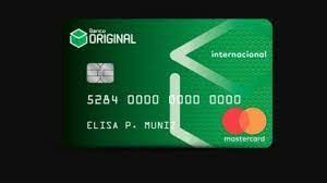 cartão original internacional